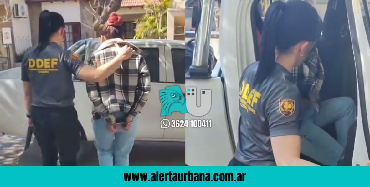 Trasladan a Resistencia a mujer detenida por tenencia ilegal de arma