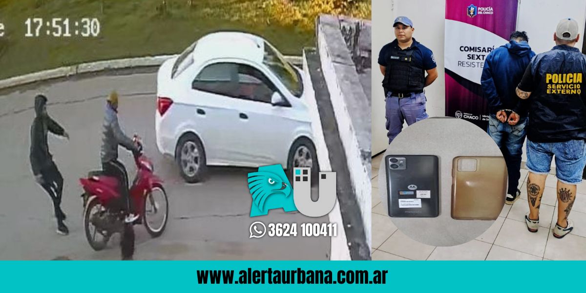 Recuperan celular robado hace 20 días en Resistencia y detienen al ladrón