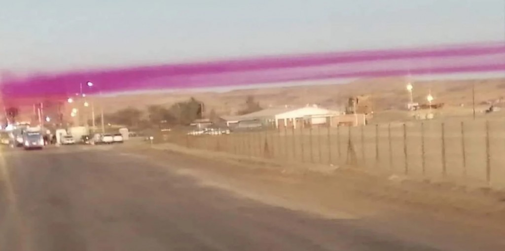 Una nube púrpura activó “plan de emergencia” ambiental en un pueblo de Chile