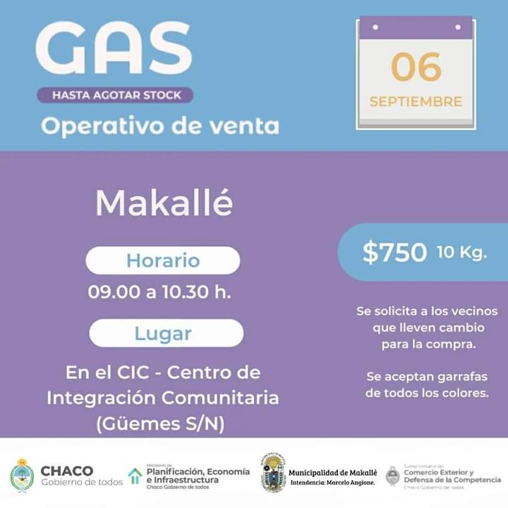 Makalle: Operativo de gas social