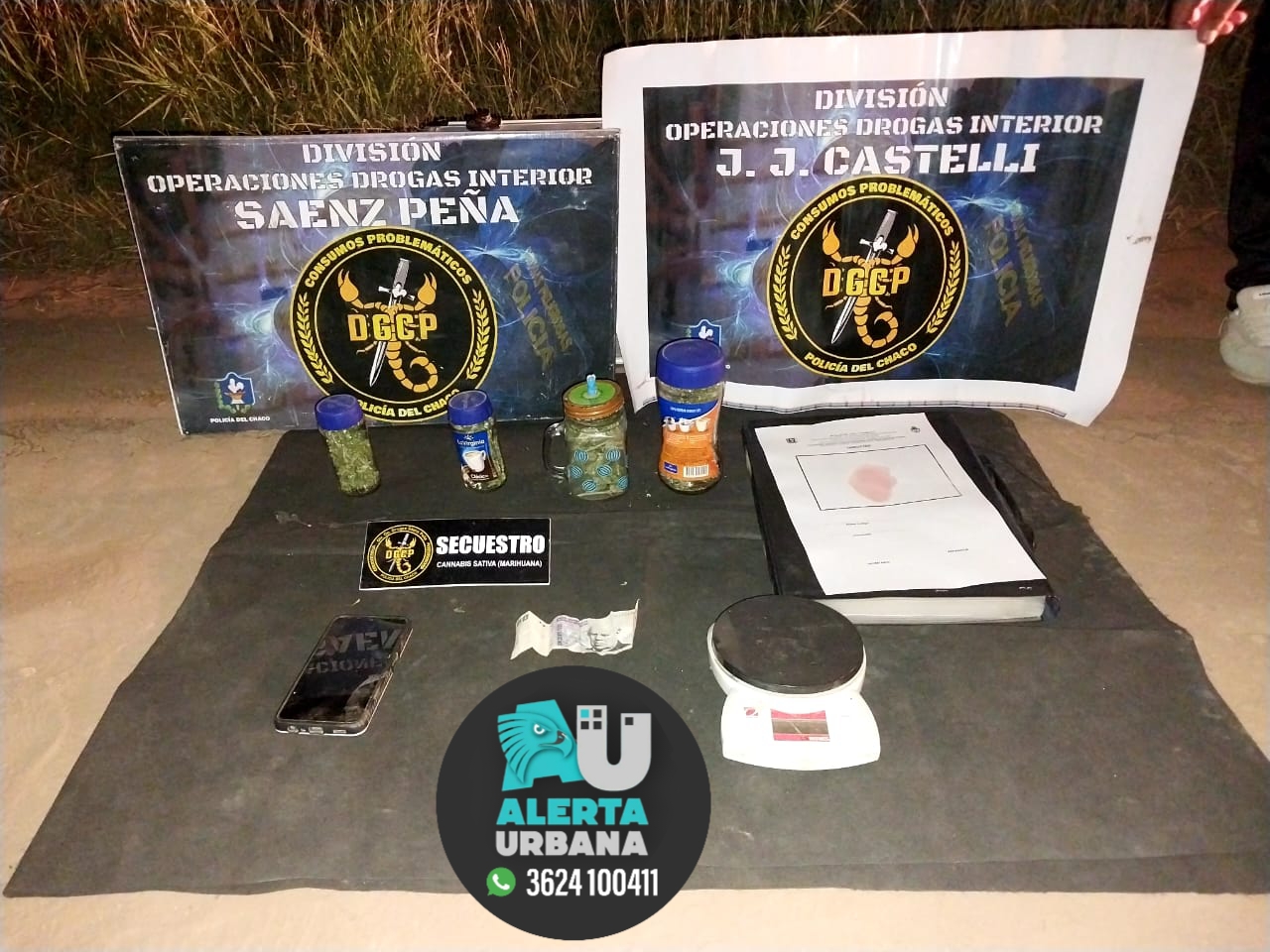 Tres Isletas: un hombre aprendiendo por trasladar marihuana 