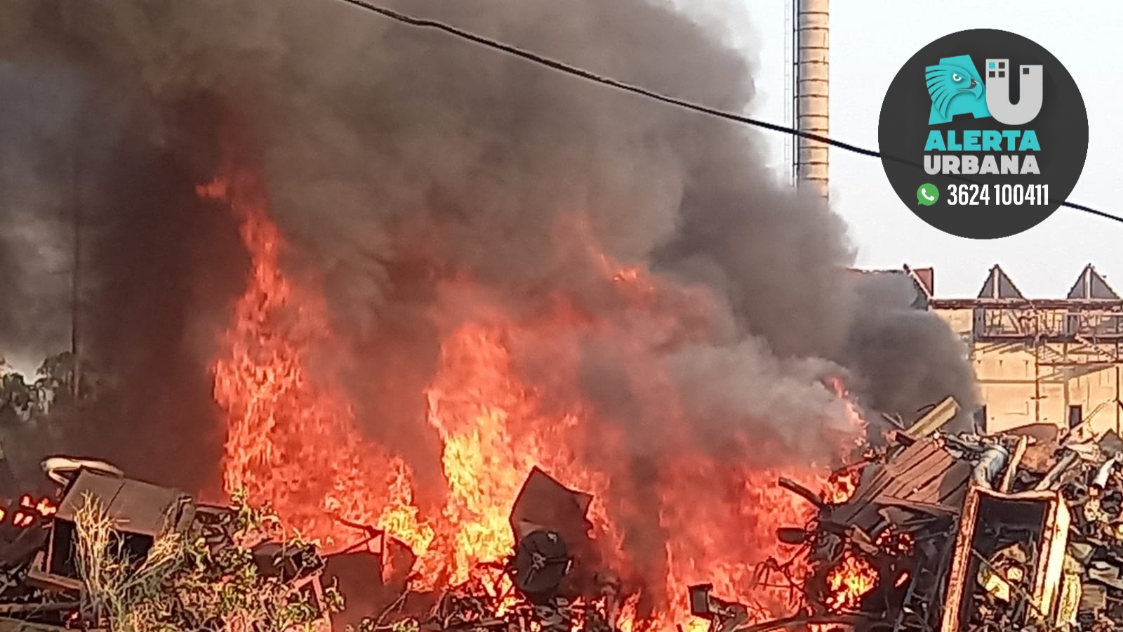 Puerto Vilelas: se incendió la chacarita de avenida San Martín 