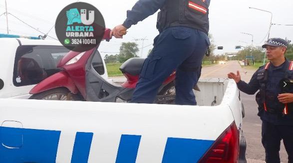 Chaco : Policía Caminera realizó controles de alcoholemia y recuperó dos motocicletas