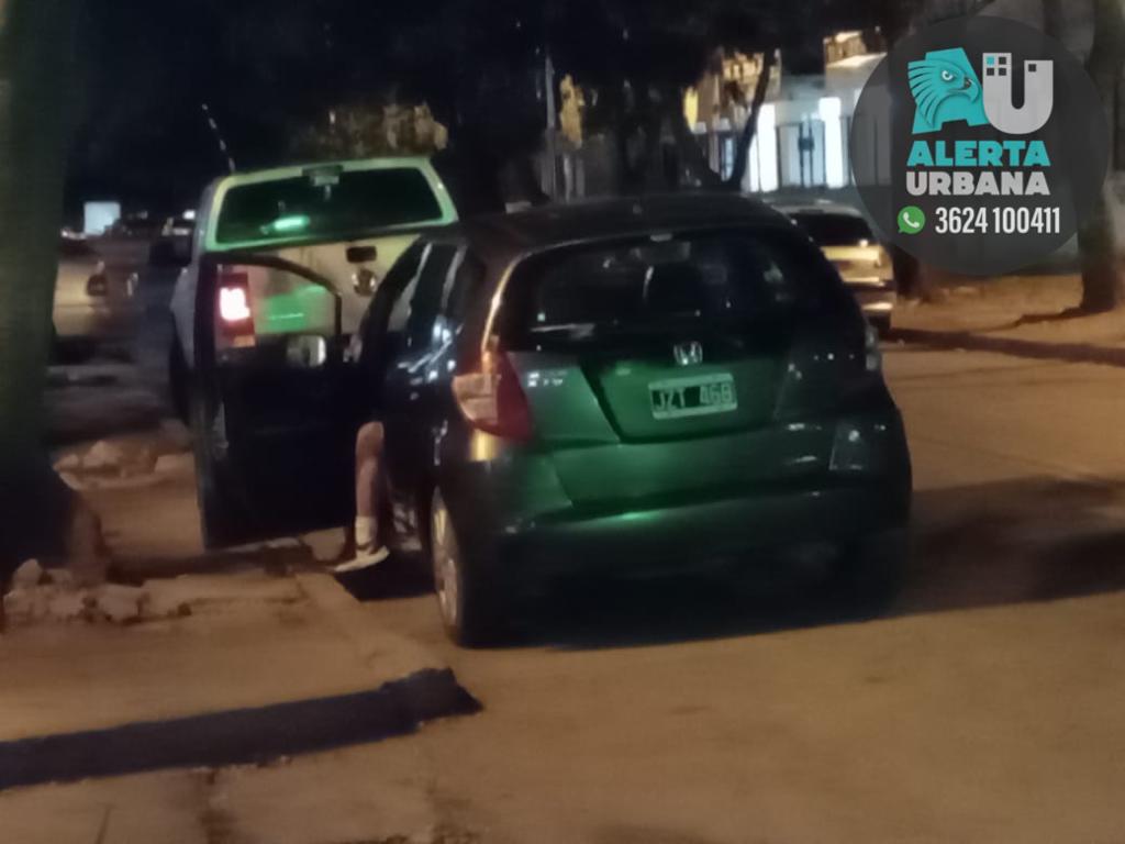 Resistencia: choque en cadena en Calle Necochea y Santiago del Estero; dos jóvenes lesionados