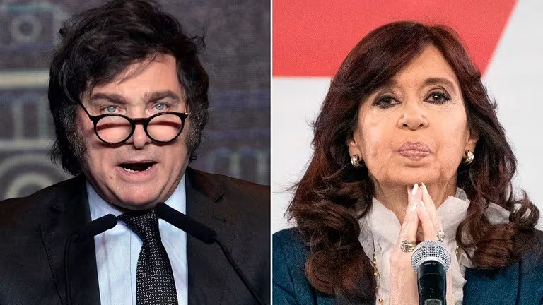 Milei y Cristina en cruce en las redes: de “dejá de boludear en Twiter a “te enseño economía cuando quieras”