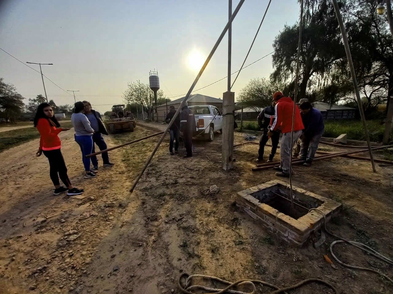  Trabajos del Gobierno para mejorar la provisión de agua en El Impenetrable