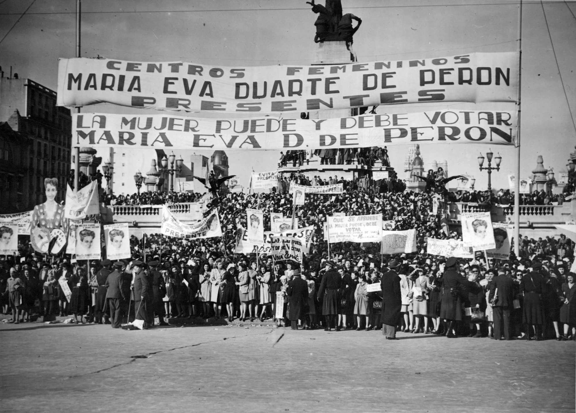 Un 9 de septiembre pero de 1947 se sancionaba la Ley de Sufragio Femenino