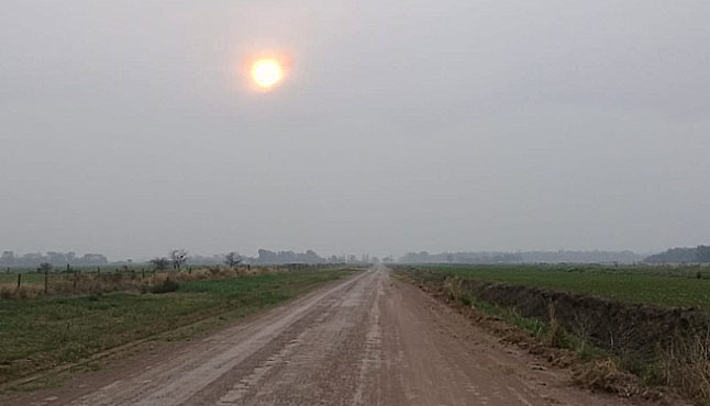 Cuarto día consecutivo con alerta por humo: así estará el miércoles en el Chaco