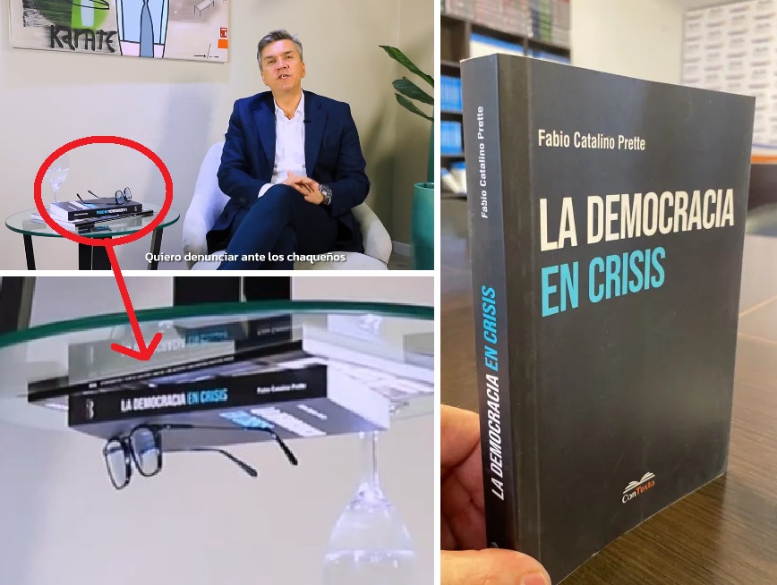 “La democracia en crisis”, el libro que acompañó el video de Zdero contra Capitanich