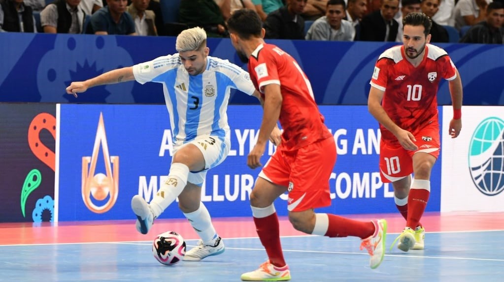 Mundial de Futsal: Argentina derrotó a Afganistán y sacó pasaje a octavos