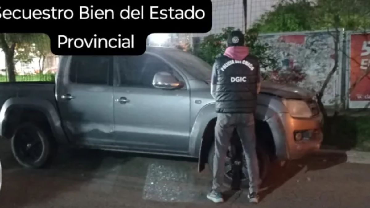 Secuestran una camioneta abandonada, perteneciente al Gobierno provincial