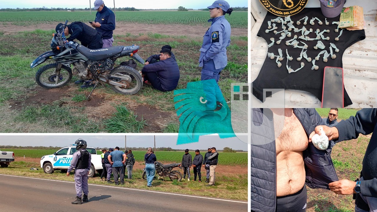 Narcodelivery: detenido en Las Breñas cuando tenía 38 bochitas de marihuana