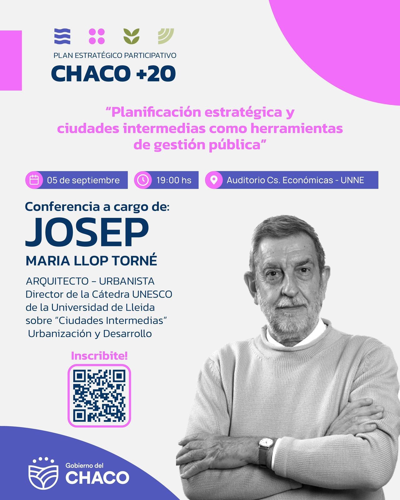 Especialista español expone sobre urbanización y gestión pública