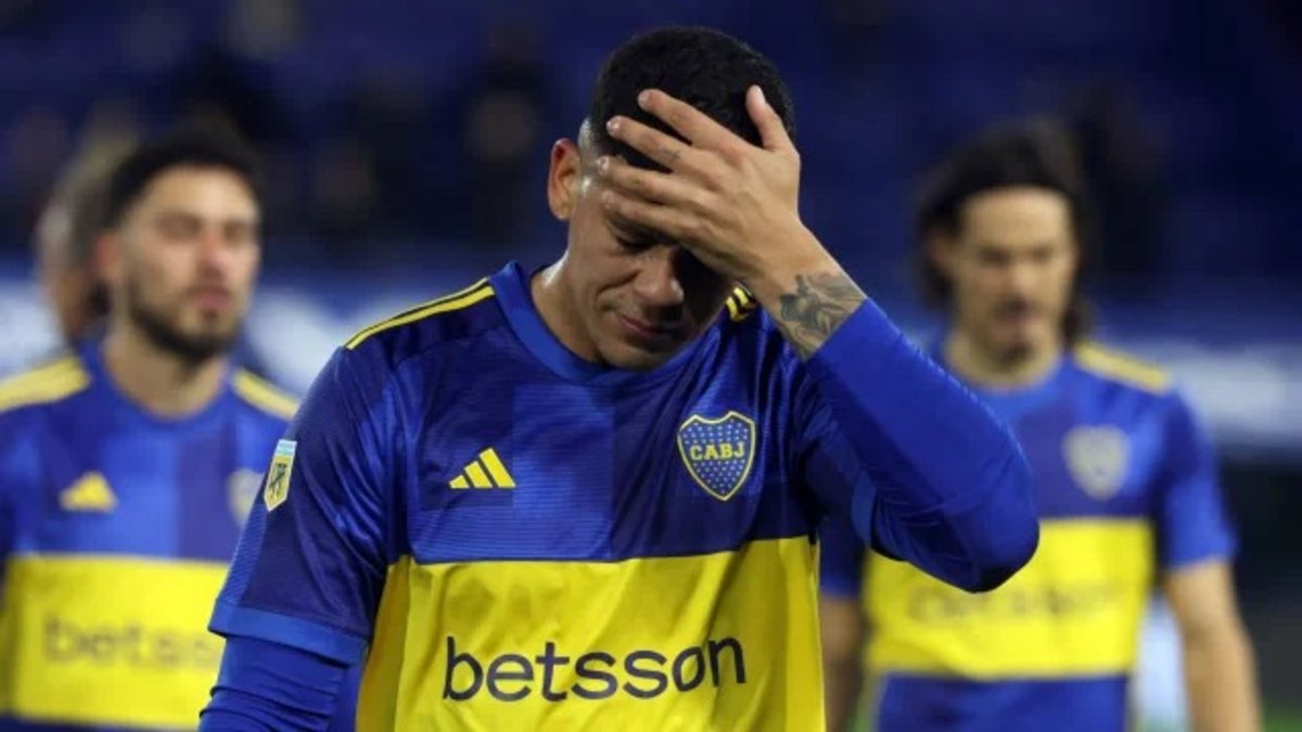 Rojo también será baja en Boca para el partido por Copa Argentina