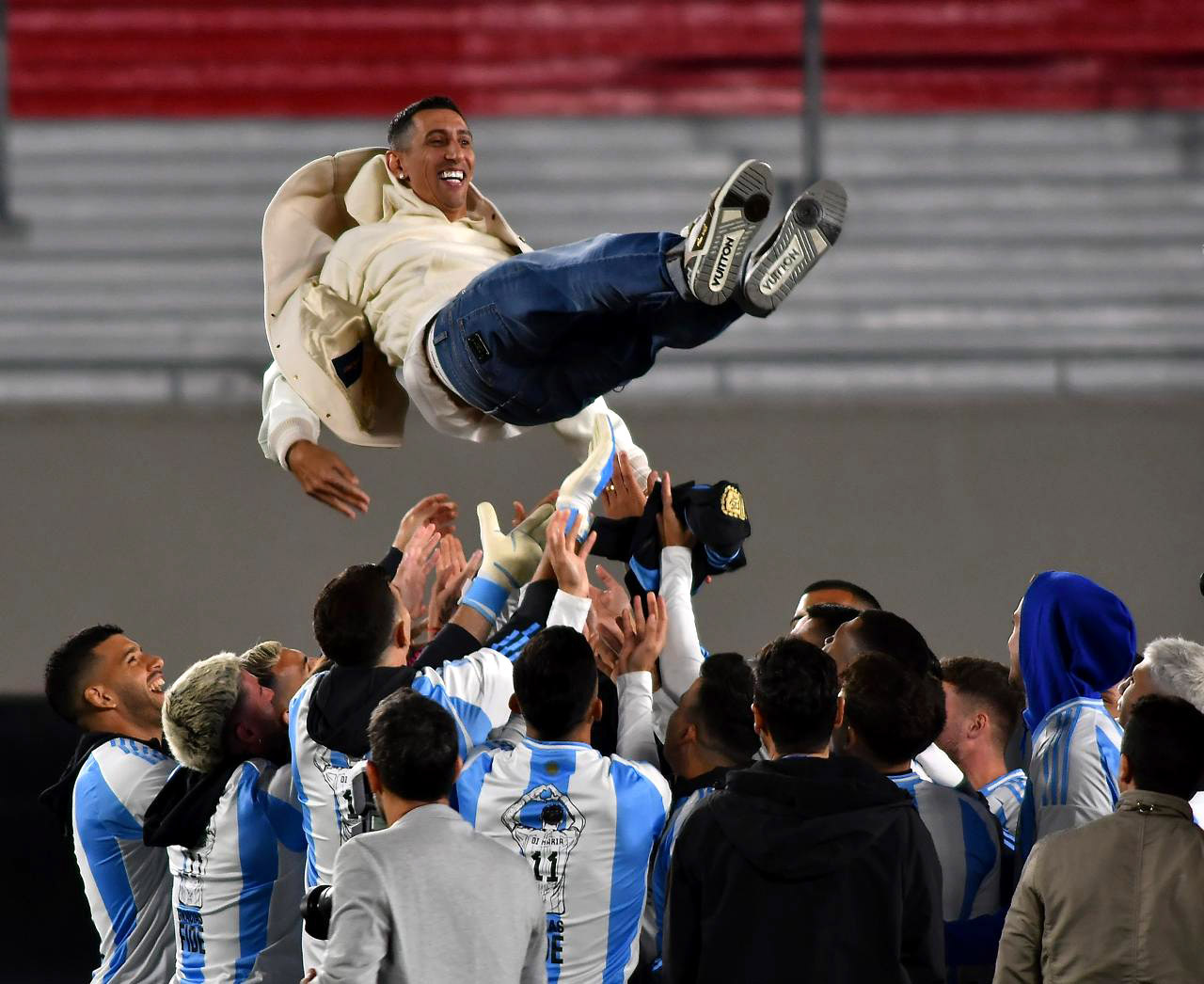 Di María tuvo su merecido homenaje por su carrera con la Selección
