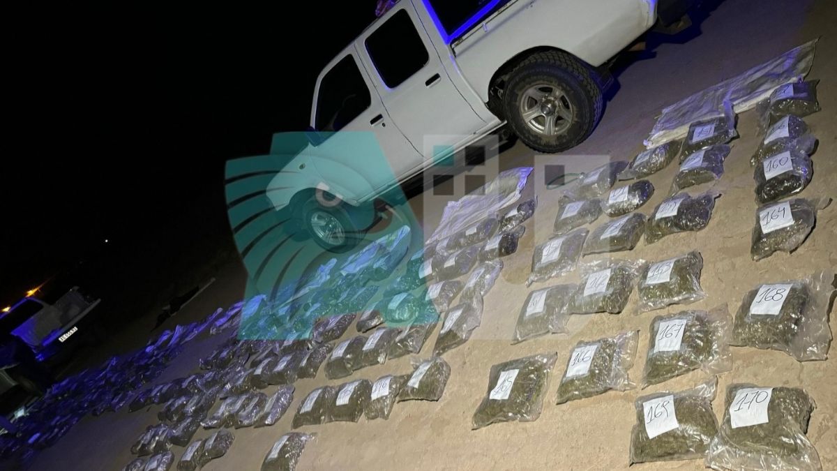 Nuevo golpe al narcotráfico: secuestran 170 paquetes de marihuana en territorio chaqueño 