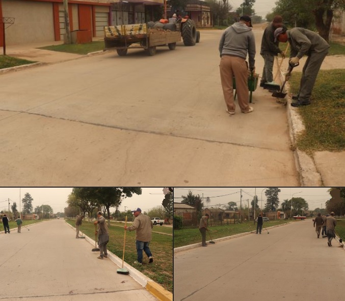 El municipio de Presidencia de la Plaza avanza con el mantenimiento urbano