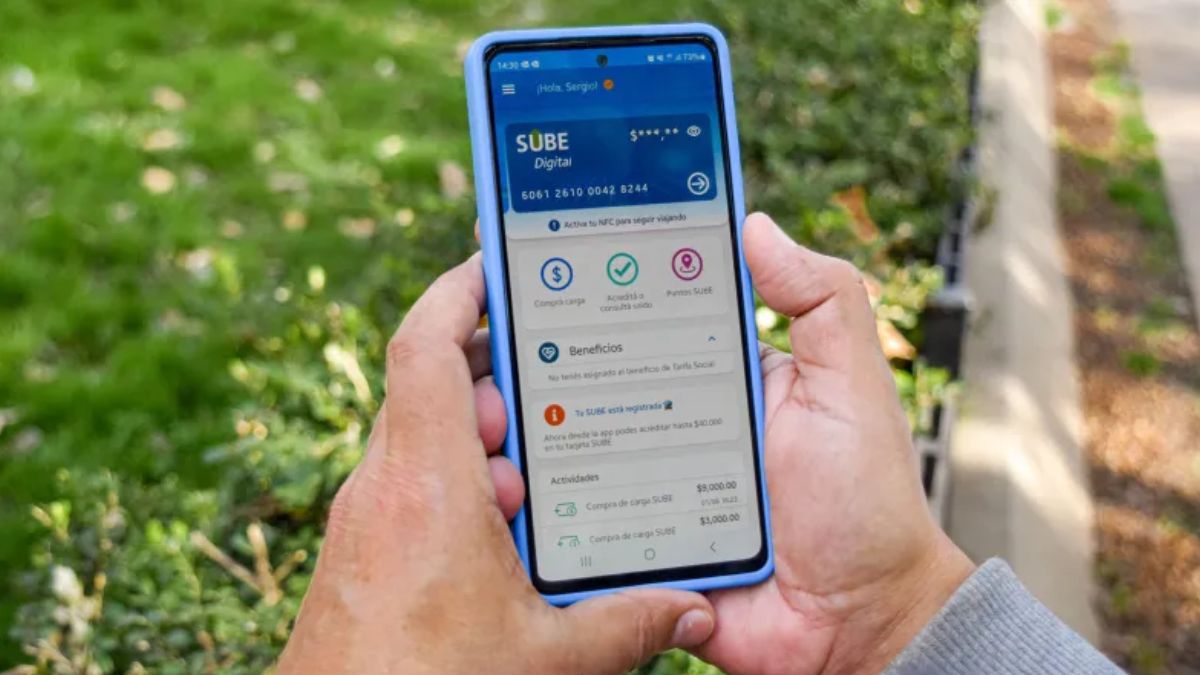 Ya se puede utilizar la SUBE digital para el transporte público