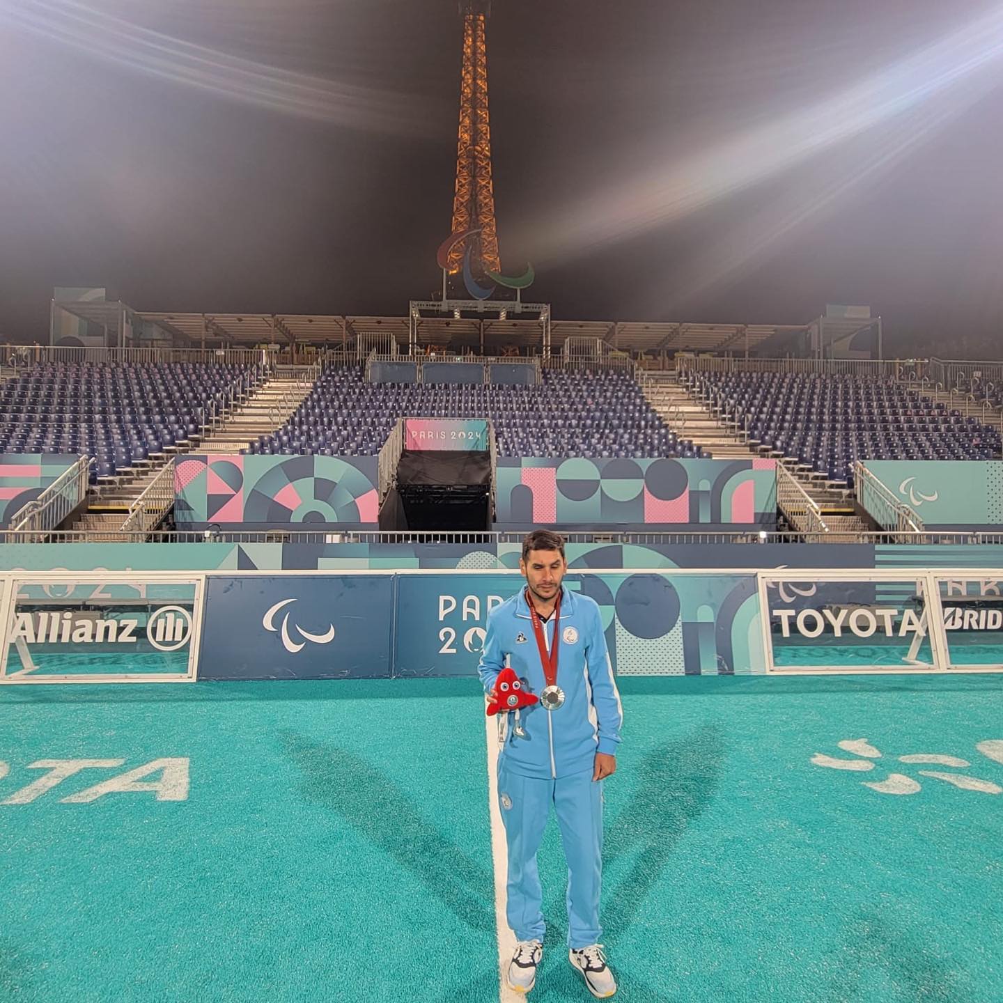 Reconocen al chaqueño y capitán de Los Murciélagos por la medalla en los Paralímpicos