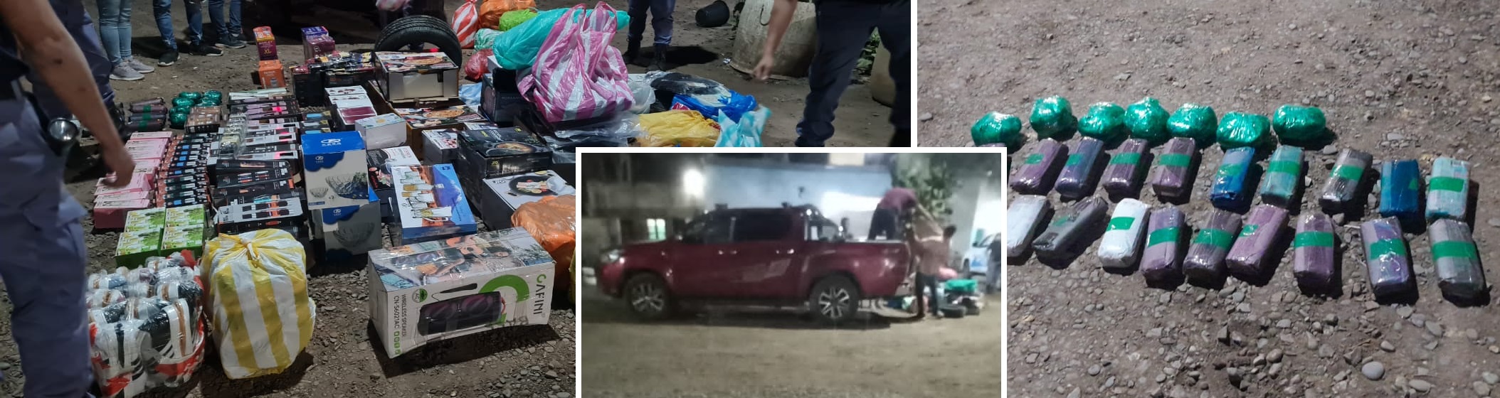 Secuestran 8 kilos de hoja de coca y mercadería de contrabando en Taco Pozo