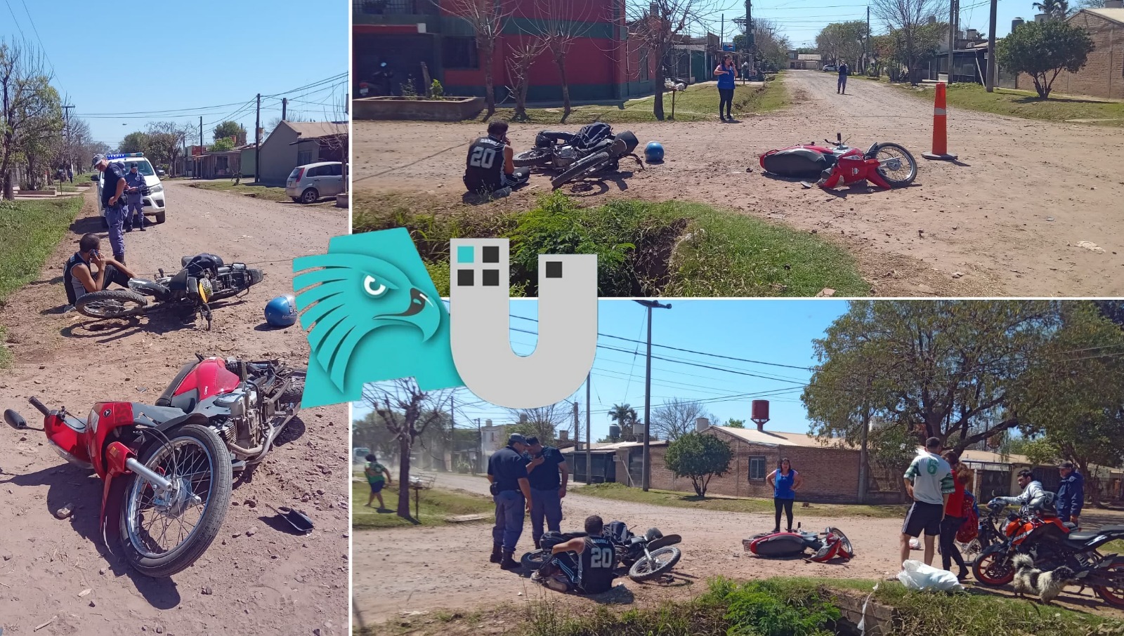 Una hora y media esperando la ambulancia: choque entre dos motociclistas en el barrio CGT