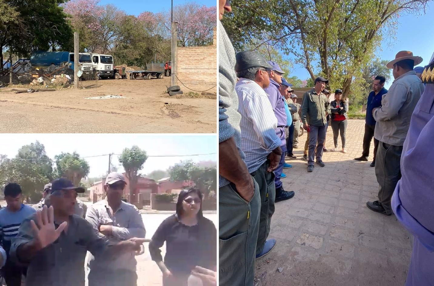 Miraflores: municipales liberaron el acceso al corralón y mañana hablarán de números con el intendente