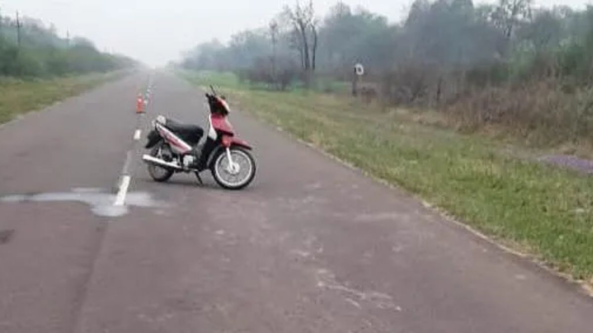 Colonia Unidas: chocó a un perro con su moto y falleció camino al hospital