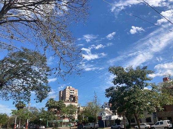 Domingo caluroso y sol pleno: la máxima para hoy es 37ºC en Resistencia y 41ºC en Castelli