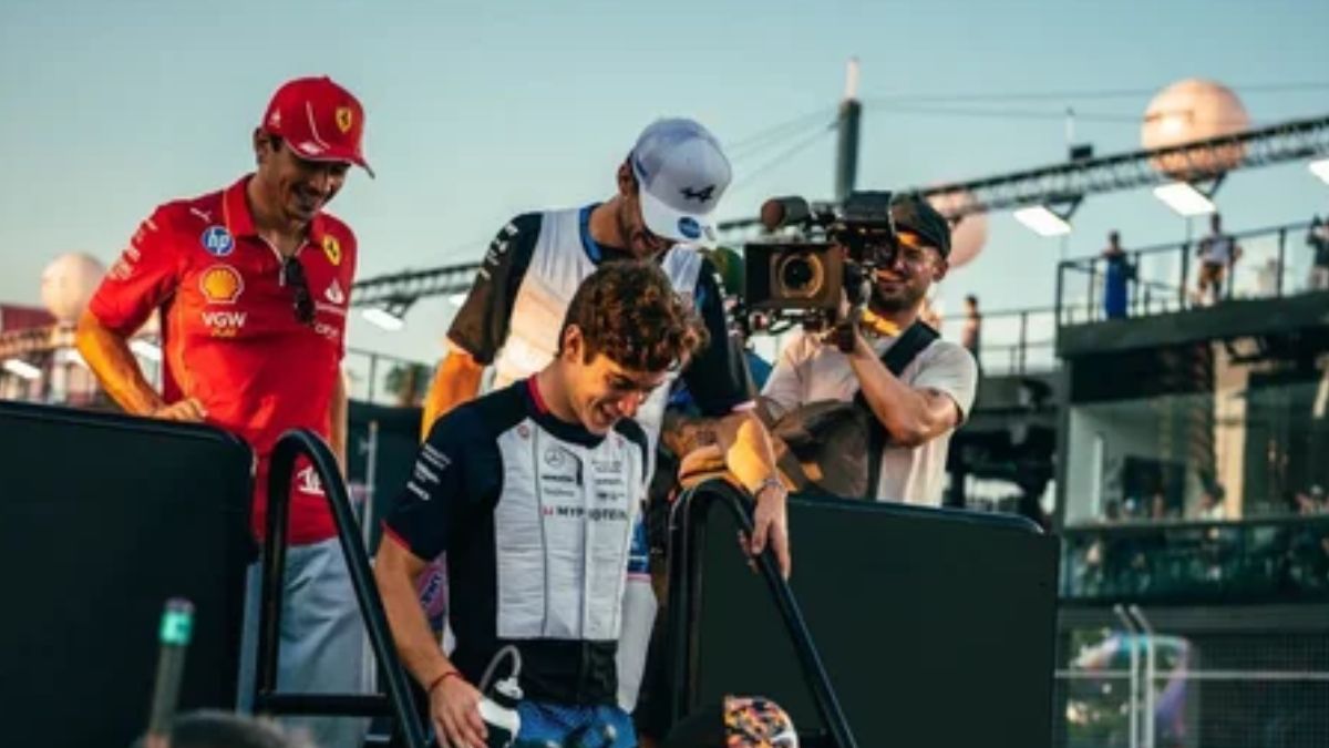 Colapinto se prepara para el Gran Premio de Estados Unidos: 