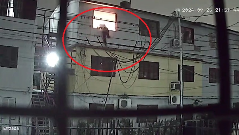 Una mujer tuvo que saltar por la ventana cuando se incendió su departamento en el Güiraldes