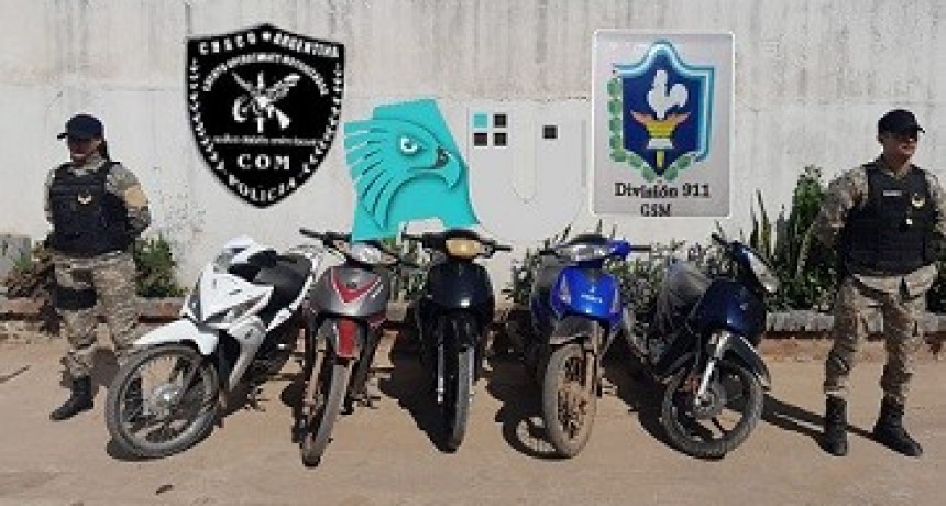 General San Martín: en un operativo preventivo secuestraron cinco motos