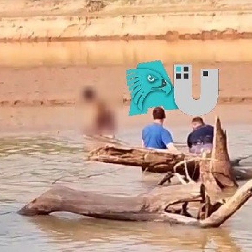 Policías rescataron a un chico que fue arrastrado por aguas del Bermejo   