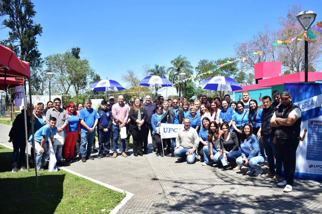 El municipio de Makallé acompañó la exposición “UPCN Cerca”