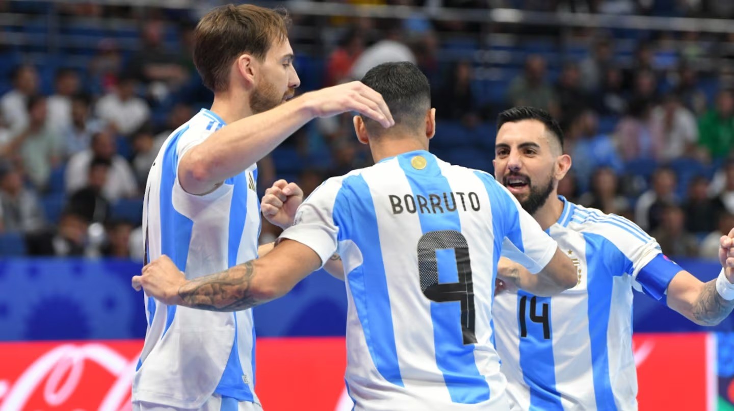  El fútbol sala goleó a Kazajistán y está en semifinales del mundial