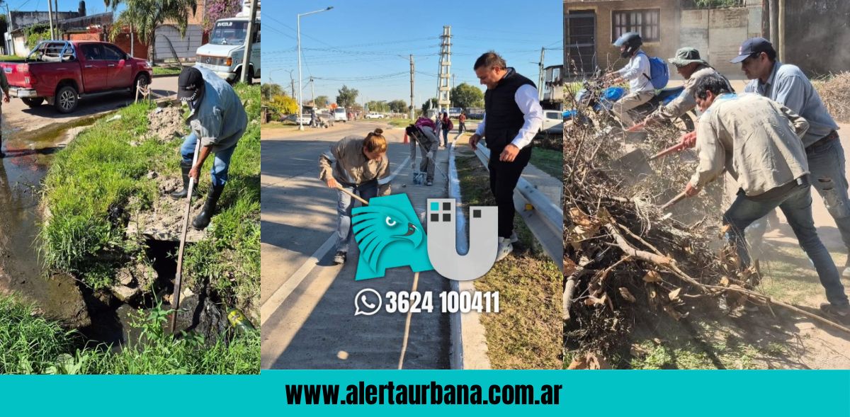 El municipio de Barranqueras refuerza el mantenimiento urbano 