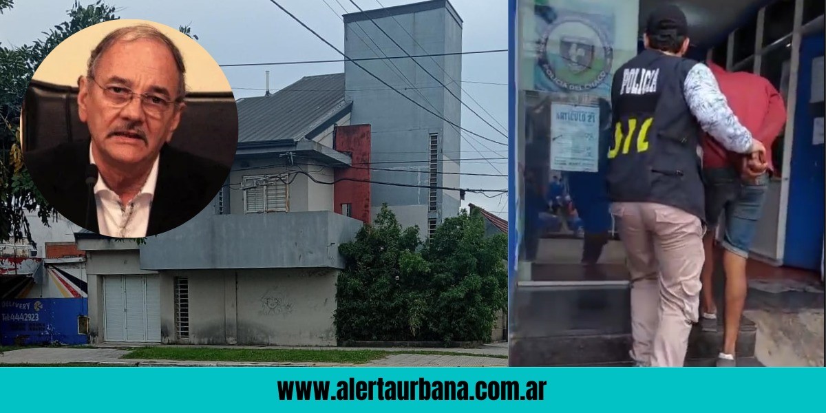 Detuvieron a un sospechoso por los robos en la casa de Bacileff Ivanoff