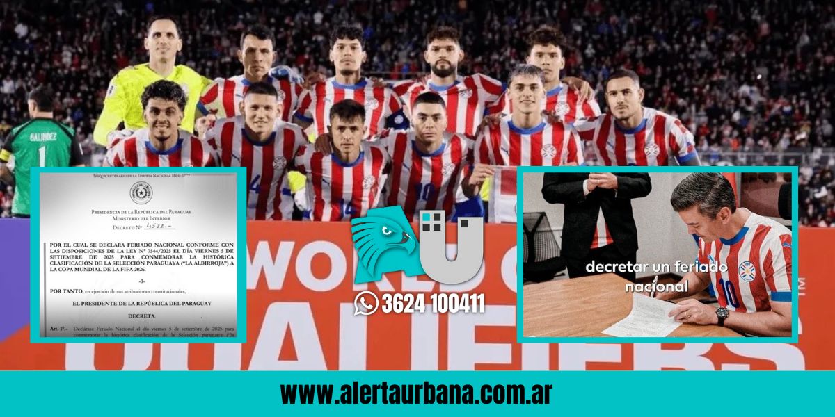 Paraguay sigue de fiesta: hoy es feriado por la clasificación al Mundial 2026
