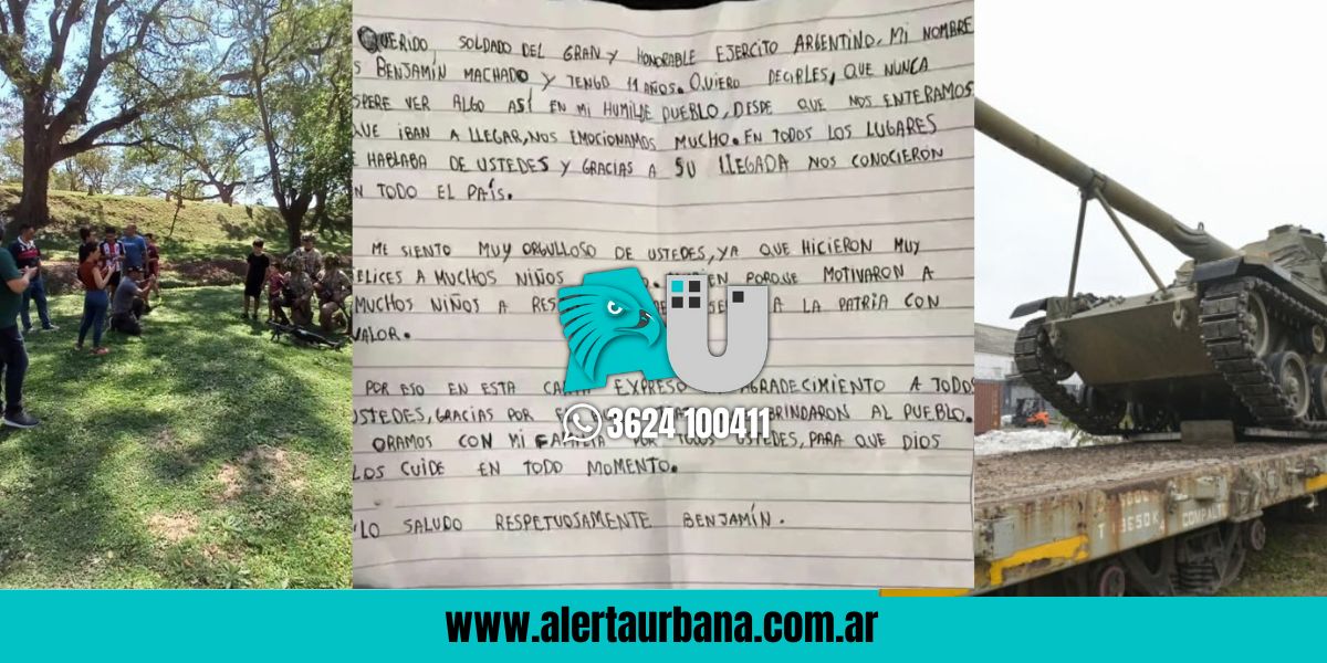La emocionante carta de un niño chaqueño que conmovió al Ejército Argentino: 