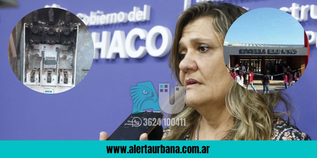 Escuela de Castelli sin luz: “Hoy se soluciona”, aseguró la subsecretaria Cerruti