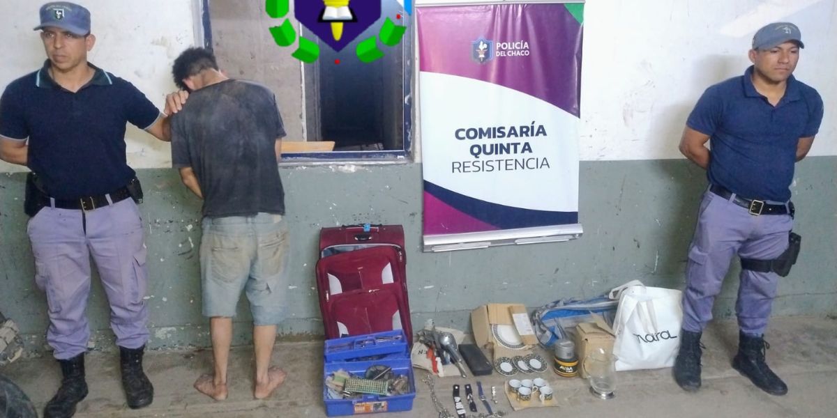 Se llevó los tesoros de la abuela: detienen a un joven con una valija llena de joyas y platería