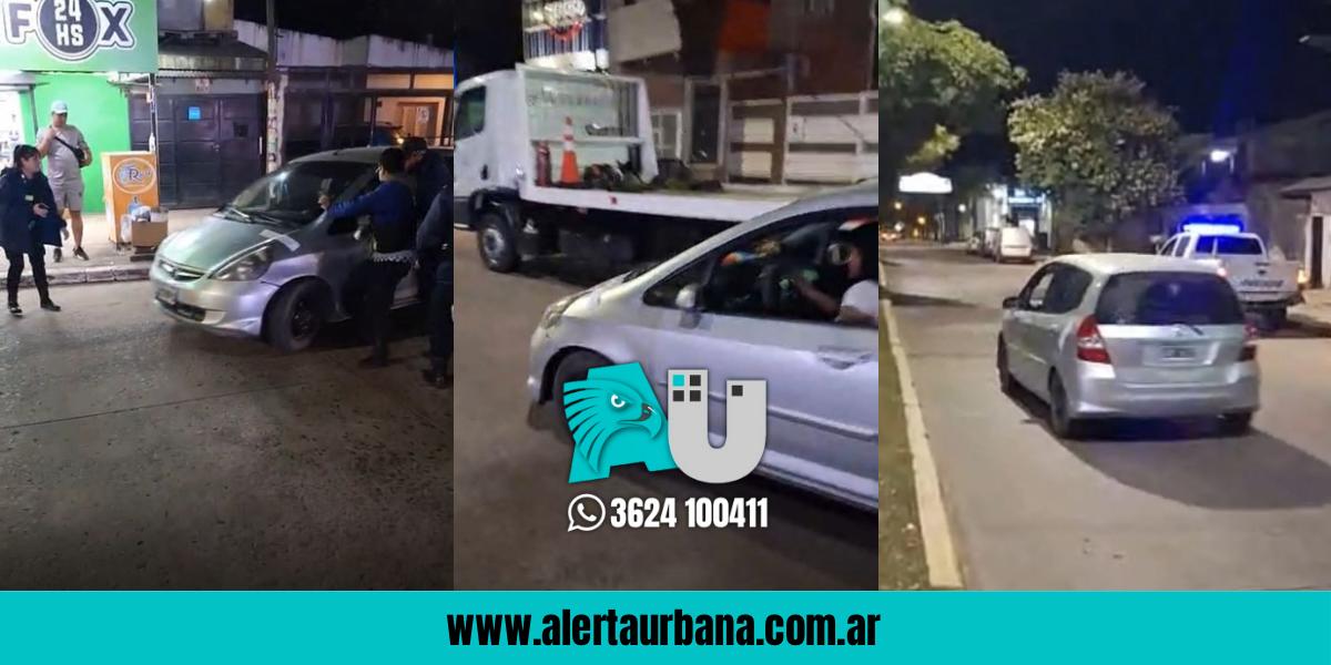 Mujer escapó de un control de tránsito cuando le pidieron los papeles del auto pero la hallaron en su casa