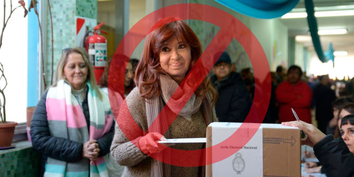 Inhabilitada para votar: la Cámara Electoral dejó a Cristina Kirchner fuera del padrón