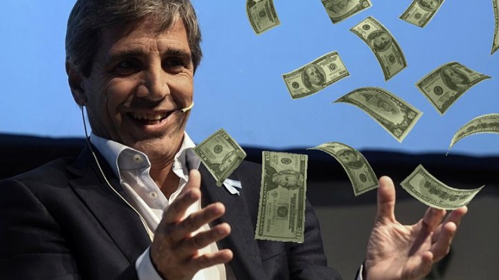 Caputo ratificó que el Banco Central intervendrá si el dólar toca el techo de la banda