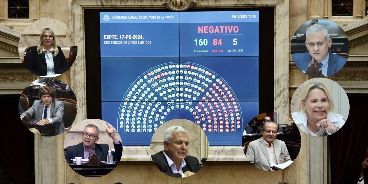 Rechazo a los vetos de Milei: así votaron los diputados chaqueños