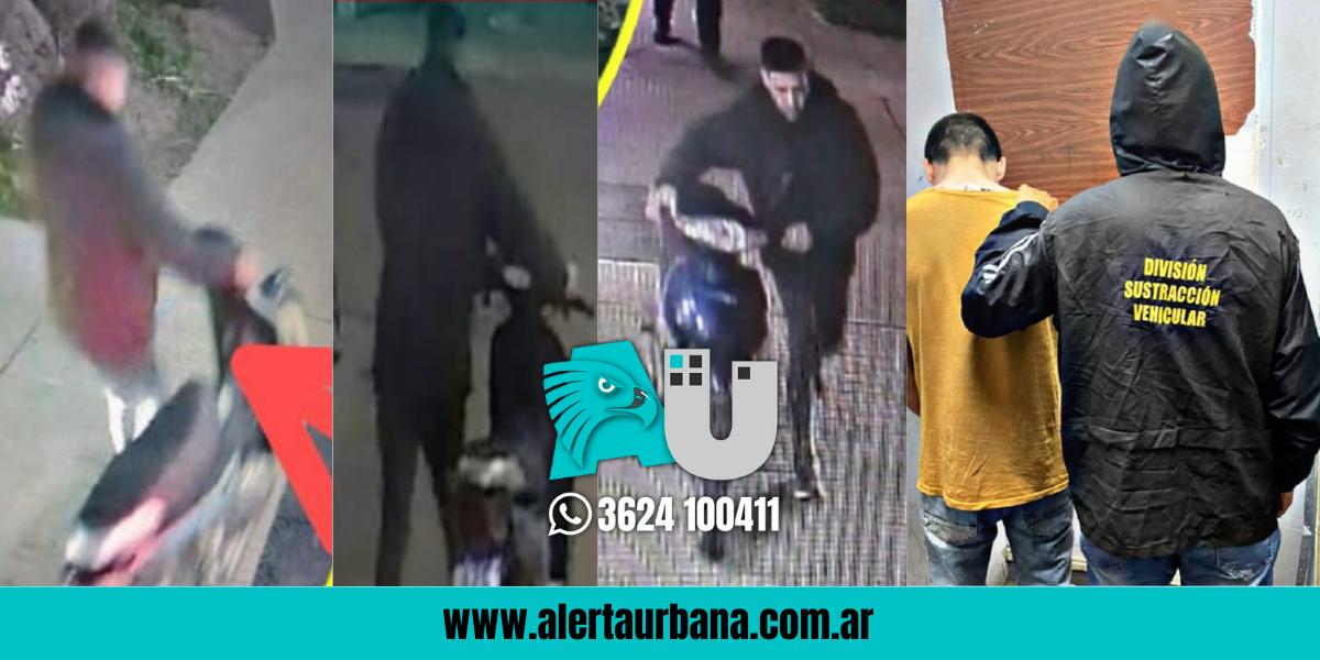 Recuperan moto robada hace dos semanas en Resistencia y detienen a presunto autor