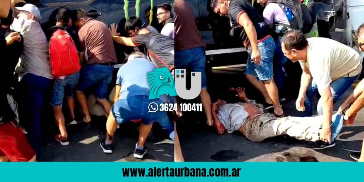 Chaqueño accidentado en el Puente Belgrano en estado reservado