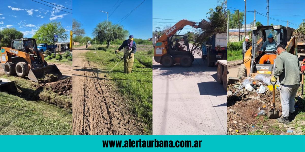El Municipio de Barranqueras refuerza tareas de limpieza y mantenimiento en la ciudad