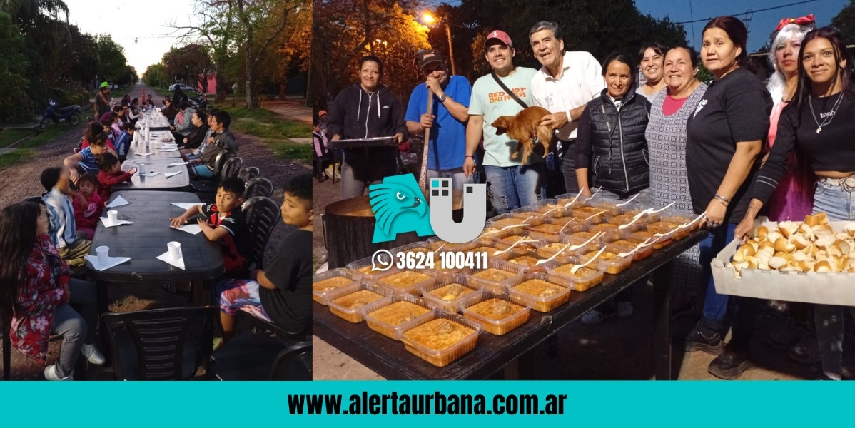 Amor al prójimo: 500 personas cenaron en el Mariano Moreno gracias a un guiso solidario