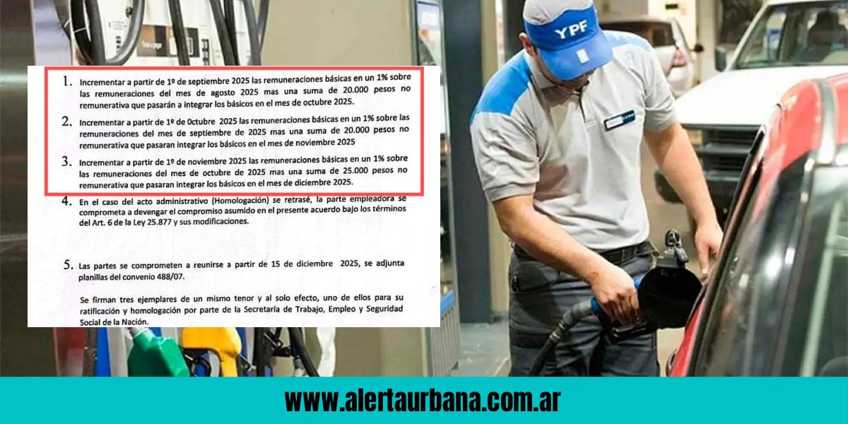 ¿Todo para Karina?: Playeros de estaciones de servicio arreglaron un 3% de aumento 