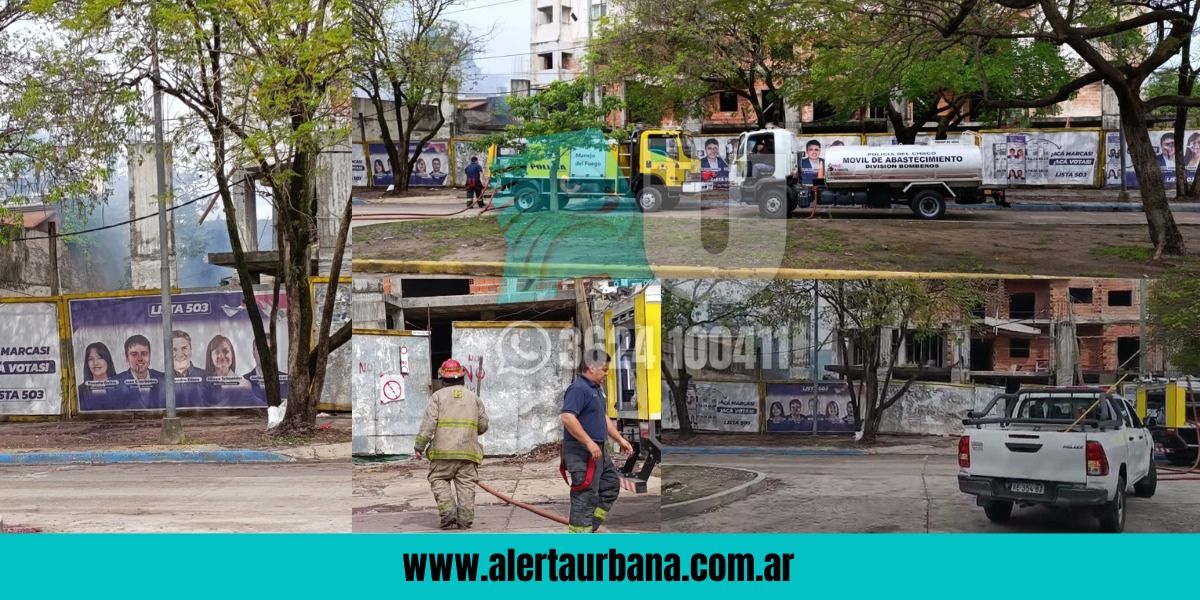Voraz incendio de un edificio abandonado hace 13 años: sospechan de personas en situación de calle